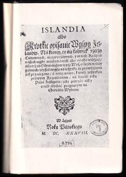 Bohuslav Horák: Daniel Vetter a jeho "Islandia"