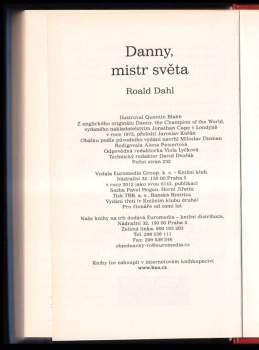 Roald Dahl: Danny, mistr světa