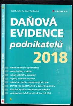Jiří Dušek: Daňová evidence podnikatelů 2018