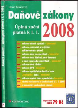 Daňové zákony 2008