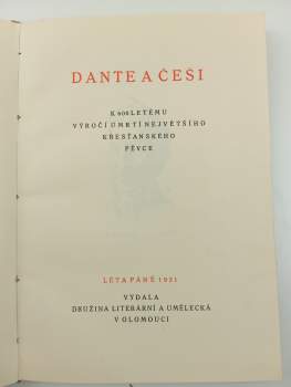 Dante Alighieri: Dante a Češi