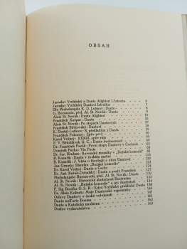 Dante Alighieri: Dante a Češi