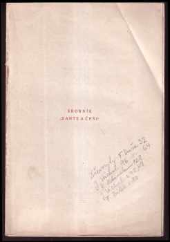 Dante Alighieri: Dante a Češi