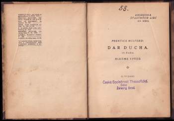 Prentice Mulford: Dar ducha