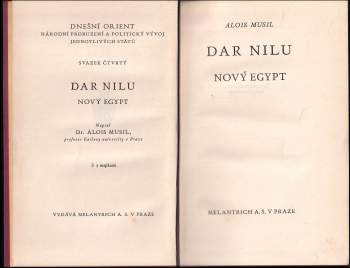 Alois Musil: Dar Nilu - nový Egypt