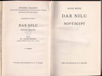 Alois Musil: Dar Nilu