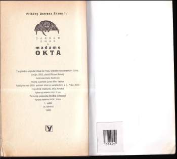 Darren Shan: Darren Shan a madame Okta