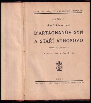 Paul Féval: D'artagnanův syn ; a, Stáří Athosovo