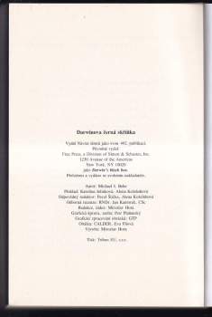 Michael J Behe: Darwinova černá skříňka