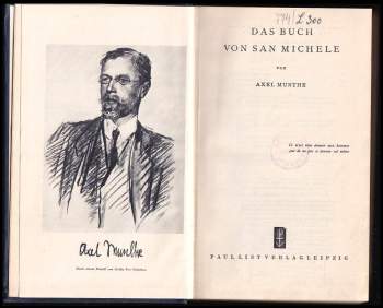 Axel Munthe: Das Buch von San Michele