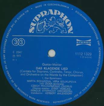 The Prague Symphony Orchestra: Das Klagende Lied