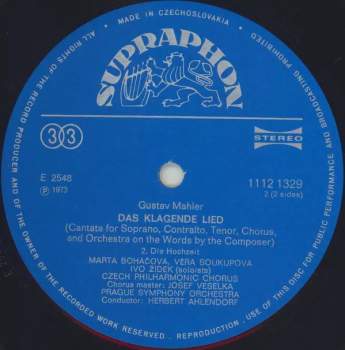 The Prague Symphony Orchestra: Das Klagende Lied