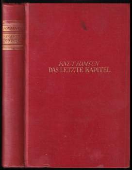 Knut Hamsun: Das letzte Kapitel