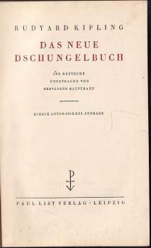 Rudyard Kipling: Das neue Dschungelbuch