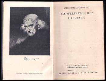 Theodor Mommsen: Das Weltreich der Caesaren