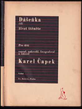 Karel Čapek: Dášeňka, čili, Život štěněte