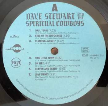 Dave Stewart And The Spiritual Cowboys: Dave Stewart And The Spiritual Cowboys (MULTISONIC)