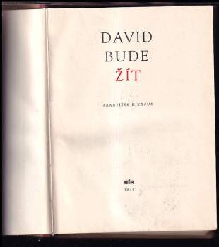 František Robert Kraus: David bude žít