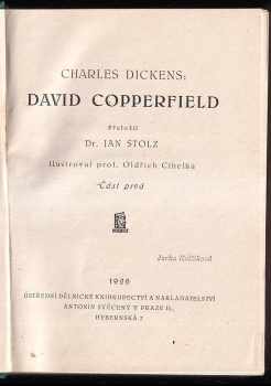 Charles Dickens: David Copperfield : Díl 1-3
