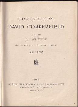 Charles Dickens: David Copperfield