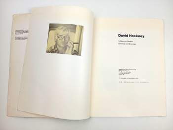 David Hockney: David Hockney, Tableaux et dessins, Paintings and Drawings : Musée des Arts Décoratifs, Palais du Louvre, Pavillon de Marsan, Paris, 11 octobre - 9 decembre 1974