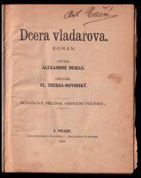 Alexandre Dumas: Dcera vladařova