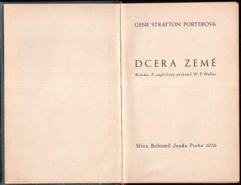 Gene Stratton-Porter: Dcera země