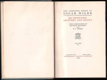 Oscar Wilde: De Profundis, Lectures and Essays