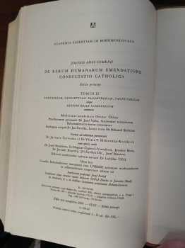 Jan Amos Komenský: De rerum humanarum emendatione consultatio catholica