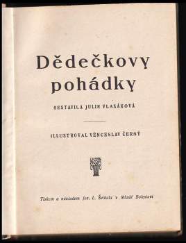 Věnceslav Černý: Dědečkovy pohádky
