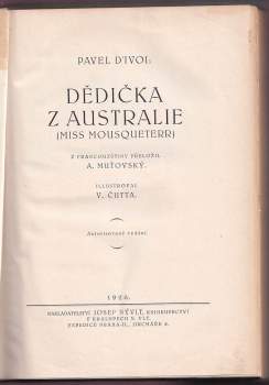 Paul d' Ivoi: Dědička z Australie