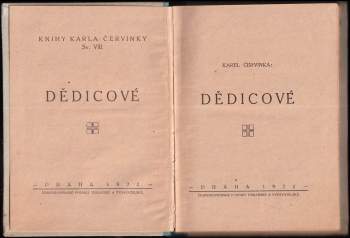 Karel Červinka: Dědicové