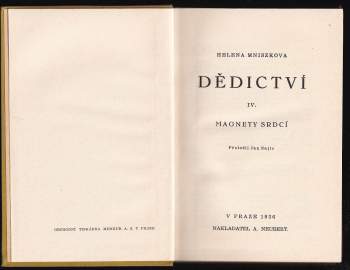 Helena Mniszkówna: Dědictví: Díl 1-4