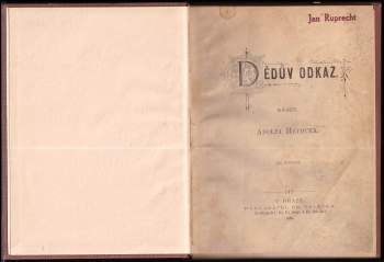 Adolf Heyduk: Dědův odkaz