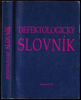 Miloš Sovák: Defektologický slovník