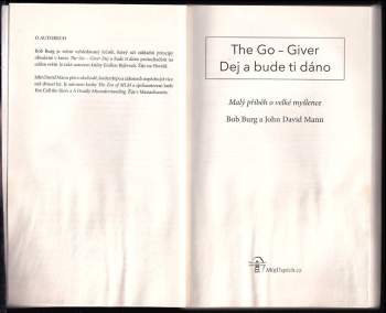 John David Mann: Dej a bude ti dáno