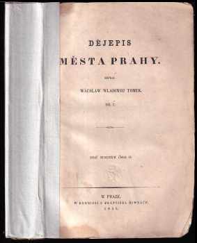 Dějepis města Prahy