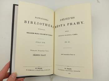 Václav Vladivoj Tomek: Dějepis města Prahy