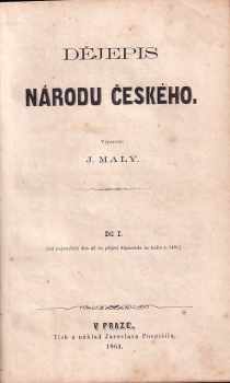 Jakub Malý: Dějepis národu českého