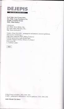 Petr Čornej: Dějepis pro střední odborné školy