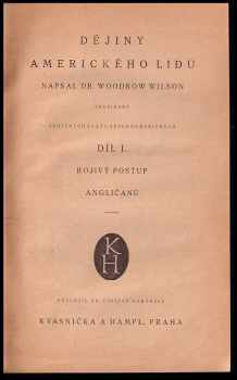 Woodrow Wilson: Dějiny amerického lidu