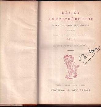 Woodrow Wilson: Dějiny amerického lidu