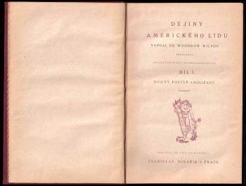 Woodrow Wilson: Dějiny amerického lidu