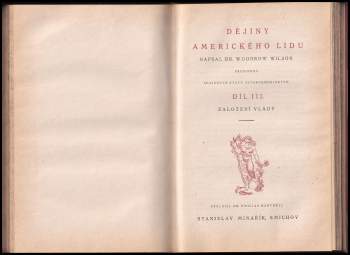 Woodrow Wilson: Dějiny amerického lidu