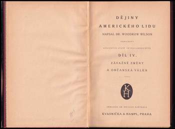 Woodrow Wilson: Dějiny amerického lidu