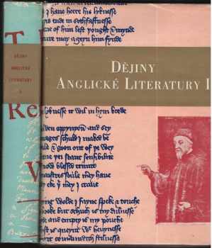 Dějiny anglické literatury (1963, Státní nakladatelství krásné literatury a umění) - ID: 499729