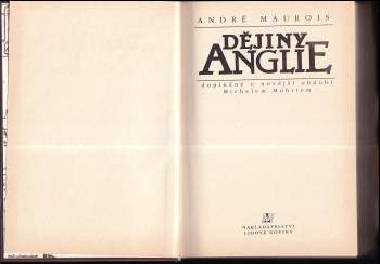 André Maurois: Dějiny Anglie