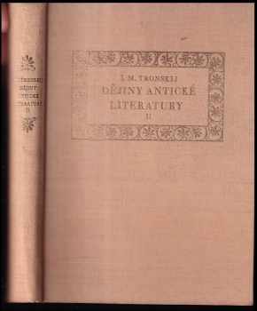 Iosif Moisejevič Tronskij: Dějiny antické literatury. Díl 2, Římská literatura