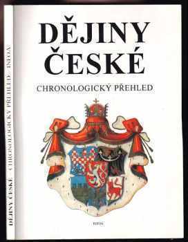 Jaroslav Krejčíř: Dějiny české - Chronologický přehled