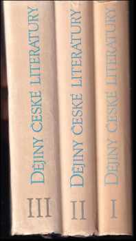 Dějiny: Dějiny české literatury